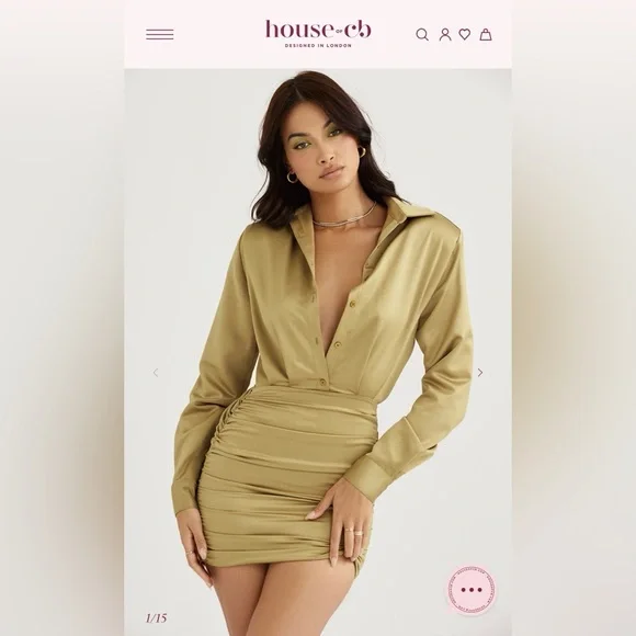 House of CB Dresses House Of Cb Christy Button Down Collared